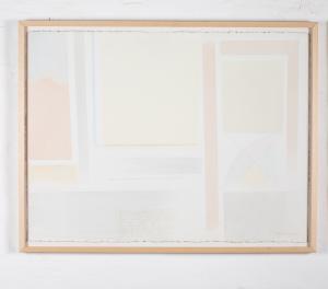 Riccardo Guarneri, pittura su carta, 56 x 76 cm